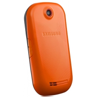 Задняя крышка для Samsung S3650 Corby (оранжевая)