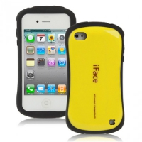 Защитная крышка iFace для iPhone 5/5s (желтый/коробка)