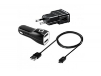 Набор 3 в 1 Travel Adapter для Samsung сеть/авто/кабель miсro USB (коробка)