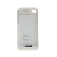 Доп. АКБ защитная крышка для iPhone 4/4S "External Battery Case" 1900mAh (белый)