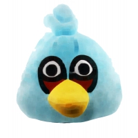 Колонка "Wrathful Birds Синяя Птица" мягкая игрушка  (3,5 мм. питание от 2 х АА) (коробка)