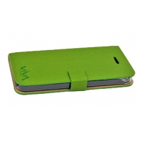 Чехол для iPhone 5/5s "Viva" раскладной кожа (зеленый)