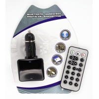 Bluetooth FM модулятор BT-891 (БОЛЬШОЙ дисплей/пульт/USB/SD/Line-in) Черный
