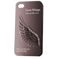 Защитная крышка для iPhone 5/5s "Zippo" Love Wings (черный/коробка)