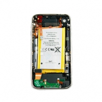 Корпус для iPhone 3GS 32Gb (шлейфом наушников, шлейфом зарядки, аккумулятором) (черный) Оригинал