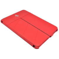 Чехол/книжка для iPad 2/3/4 "Ferrari" раскладной кожа (красный)