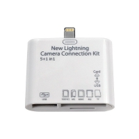 Camera Connection Kit для iPad 4/iPad mini 5 в 1 (Все типы карт/USB) (коробка)
