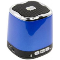 Колонка беспроводная Bluetooth "DOGO" DG620 синяя (3,5+USB+microSD) (коробка)