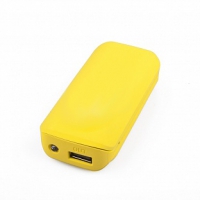 Внешний АКБ "MICHL" (1 USB выход 1А, 5600 мАч, желтый)