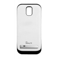 Дополнительная АКБ "Power Bank" защитная крышка для Samsung i9500 3200mA (белый глянец)