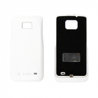 Дополнительная АКБ защитная крышка для Samsung i9100 "N-Y-X" 2100mA (матовый белый)