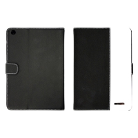 Чехол/книжка для iPad mini 2 "RICH BOSS" (кожа, черный/белый)