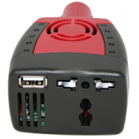 Универсальный Автомобильный Инвертер (DY-150) 12 на 220 Вольт/USB/150 Ватт (блистер)