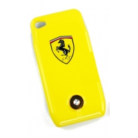 Доп. АКБ защитная крышка для iPhone 4/4S "N-Y-X" Ferrari 1800mA (желтый)