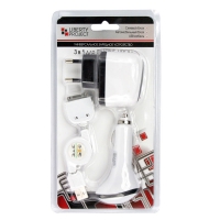 Набор для зарядки для iPhone/iPod "LP" USB/авто/сеть (блистер)