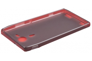 Силиконовый чехол для Sony Xperia tipo TPU Case (черный матовый) 