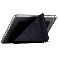Чехол/книжка для iPad 2/3/4 Smart Cover форма "Y" (MC939LL/A, ПУ, черный)