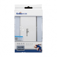 Внешний АКБ "Golike" GLK-568 (2 USB выхода 1А + 2А, 12800 мАч, белый) (коробка)