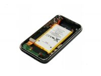 Корпус для iPhone 3G 16Gb  Оригинал (шлейфом наушников, шлейфом зарядки, аккумулятором) (черный)