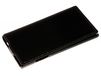 Чехол для Lenovo IdeaPhone K900 раскладной (кожа/черный)