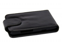Чехол для Samsung Galaxy S5 SM-G900F раскладной кожа (черный)