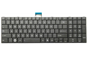 Клавиатура для Toshiba Satellite C850 C855D (черная без рамки) 