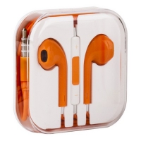 Наушники для iPhone 5/iPad mini/iPad и совместимые (желтые/коробка)