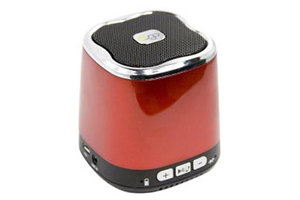 Колонка беспроводная Bluetooth "DOGO" DG620 красная (3,5+USB+microSD) (коробка)