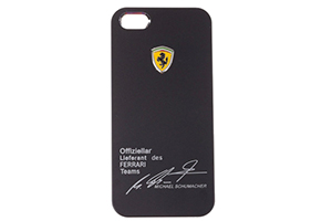 Защитная крышка для iPhone 5/5s "Ferrari" (черный/коробка)