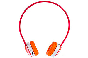 Наушники Enzatec FP111RE (red) Micro SD Player Headphones