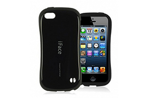 Защитная крышка iFace для iPhone 5/5s (черный/коробка)