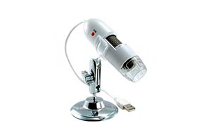 USB Электронный микроскоп с подсветкой (штатив, CD с ПО) Portable microscope B003