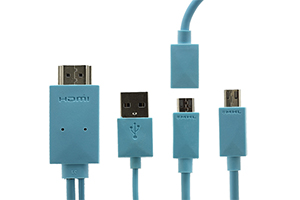HDMI кабель Micro 5 pin/Micro 11 pin USB MHL Kit (коробка)