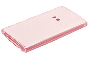 Силиконовый чехол на Nokia Lumia 920 TPU Case (белый прозрачный)