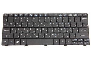 Клавиатура для Acer Aspire One 532 532H AO532 AO532H AOD532H PAV70 NAV70 ZH9 PAV01 (чёрная)