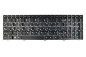 Клавиатура для Lenovo IdeaPad G570 B570 Z570 (коричневая)