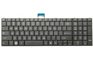 Клавиатура для Toshiba Satellite C850 C855D (черная без рамки)