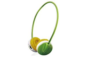 Наушники Enzatec FP111GR (green) Micro SD Player Headphones