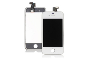 Дисплей LCD iPhone 4 с тачскрином Foxconn (белый)