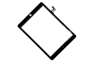 Тачскрин (сенсорное стекло) iPad Air (черный) 1-я категория