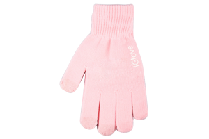 Перчатки "iGlove" для сенсорных экранов Розовые/3 пальца/M (коробка) 