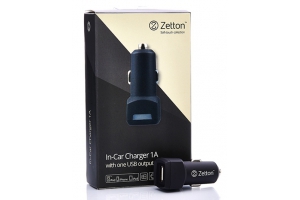 АЗУ с выходом USB ток зарядки 1А (Zetton ZTCC1A1U)