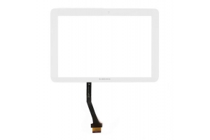 Тачскрин (сенсорное стекло) Samsung P7500 Galaxy Tab 10.1 белый 1-я категория 