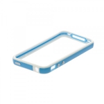 Bumpers для iPhone 4/4S (голубой/белый)