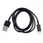 LED USB Дата-кабель "Lightning Dock" для Apple 8 pin (черный/коробка)