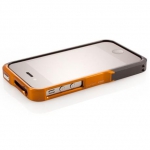 Bumper Element Vapor Pro Ops для iPhone 4/4S металл черный/оранжевый (чехол+наклейка)