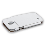 Чехол для Samsung i9190/S4 mini "NOSSON" I9500-MINI-L16 кожа (белый)