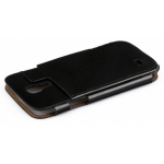 Чехол для Samsung i9190/S4 mini "NOSSON" I9500-MINI-L16 кожа (черный)