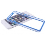Bumpers для iPhone 4/4S (прозрачный/синий)