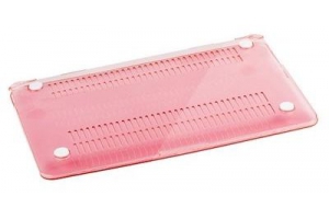 Пластиковая защита для Macbook Air 13,3" матовая розовая (коробка) 